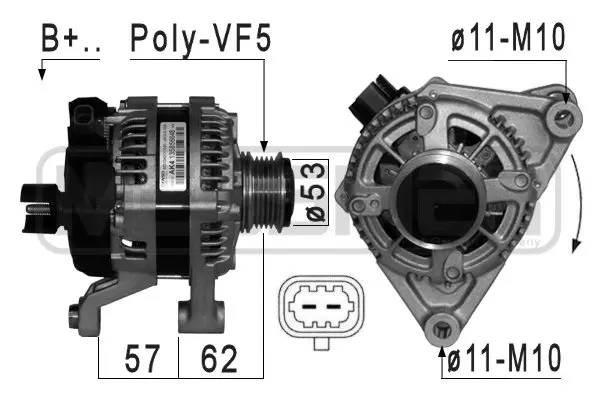 Alternator (WG2011067)