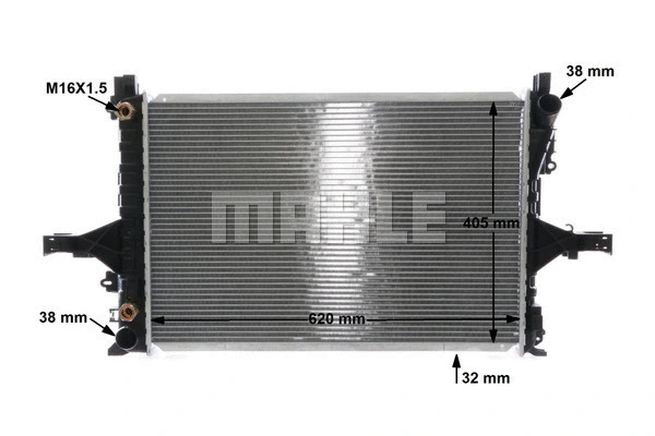 Radiator, engine cooling