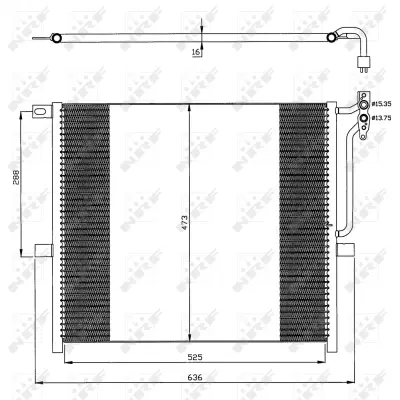 Condenser, air conditioning (WG2160914)