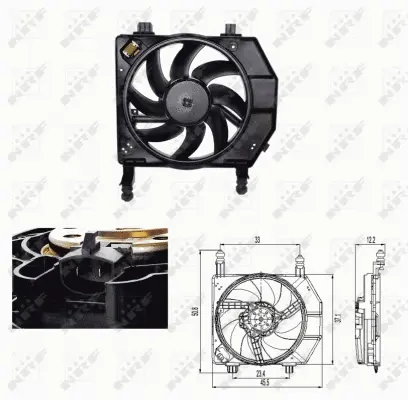 Fan, engine cooling (WG1720620)
