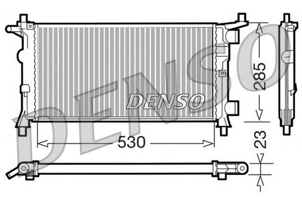Radiator, engine cooling (WG1919287)