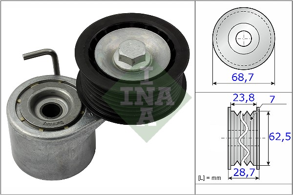 Belt Tensioner, V-ribbed belt (WG1253572)