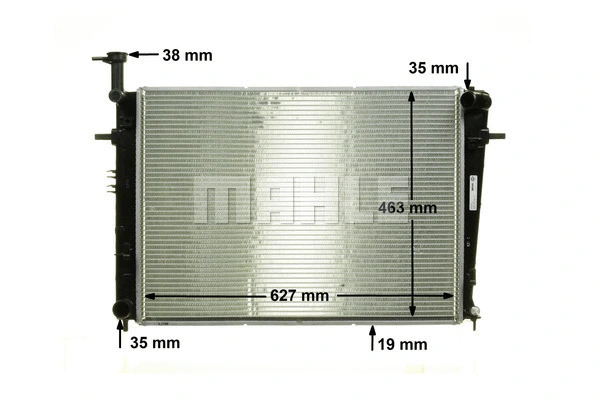 Radiator, engine cooling