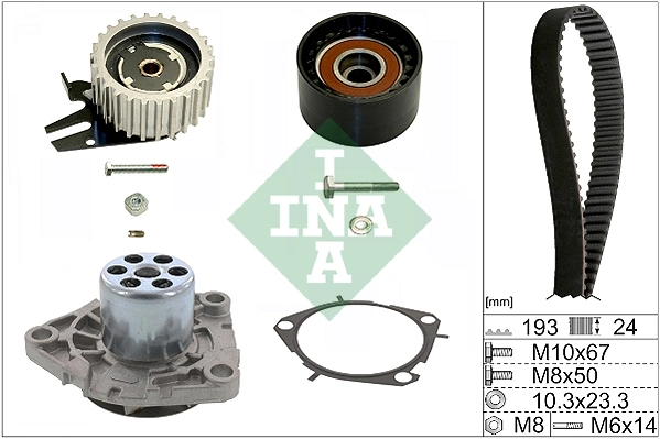 Water Pump & Timing Belt Kit (WG1251985)