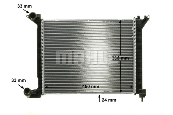 Radiator, engine cooling