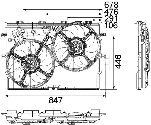 Fan, engine cooling