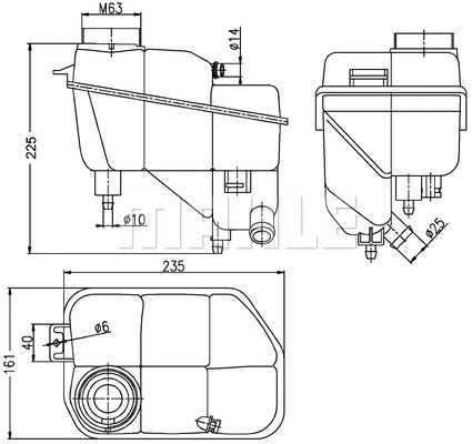 Expansion Tank, coolant (WG2184344)
