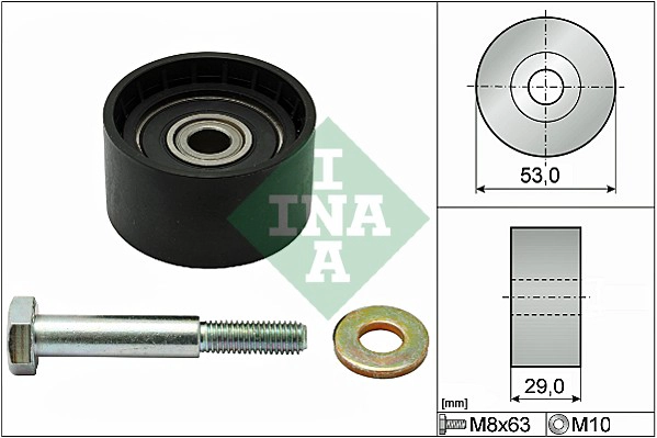 Deflection/Guide Pulley, timing belt (WG1252850)