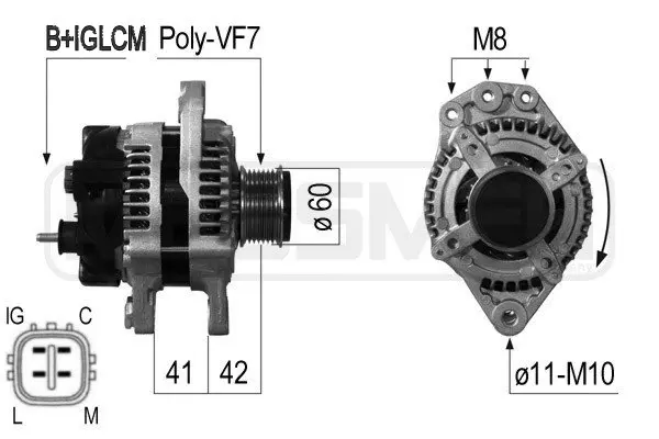 Alternator (WG2012140)