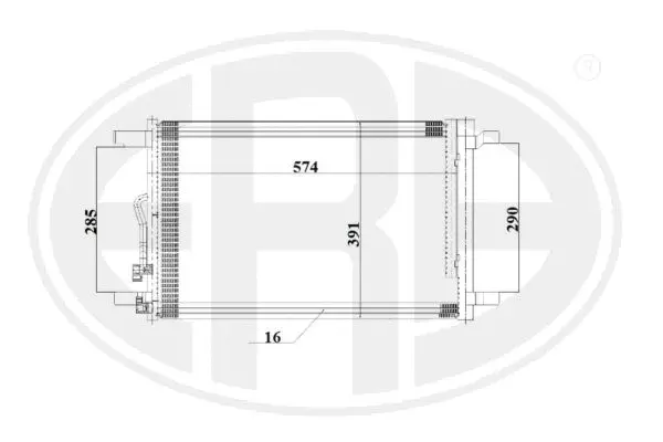 Condenser, air conditioning (WG2016804)