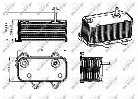Oil Cooler, engine oil