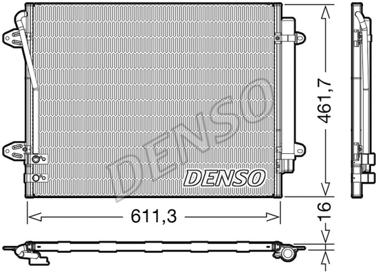 Condenser, air conditioning (WG1917406)