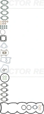 Gasket Kit, cylinder head (WG1240233)