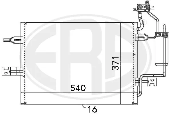Condenser, air conditioning (WG2016668)