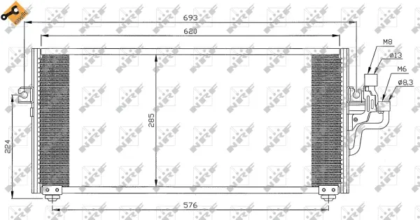 Condenser, air conditioning