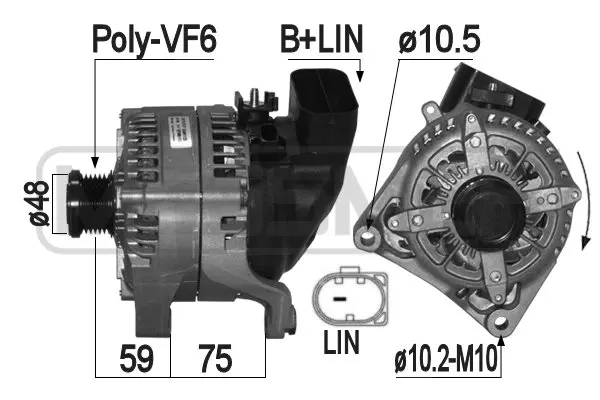 Alternator (WG2011250)