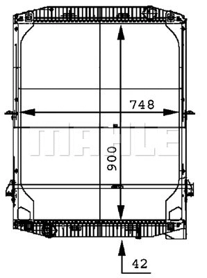 Radiator, engine cooling