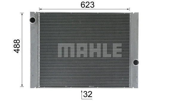 Radiator, engine cooling