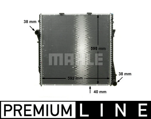 Radiator, engine cooling