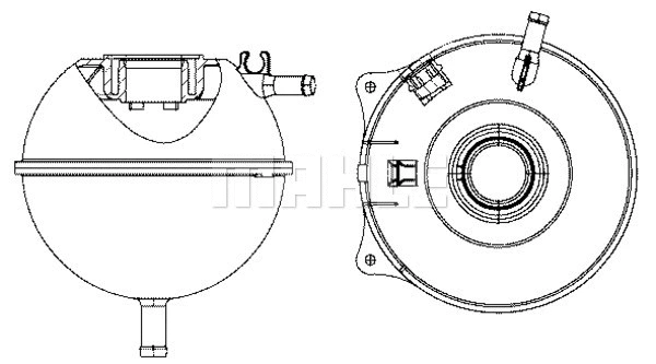 Expansion Tank, coolant (WG2184365)