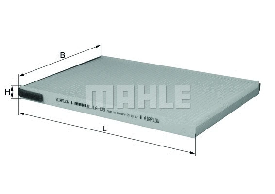 Filter, cabin air (WG1215261)