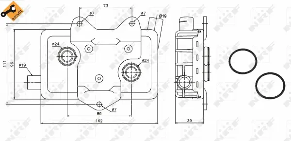 Oil Cooler, engine oil