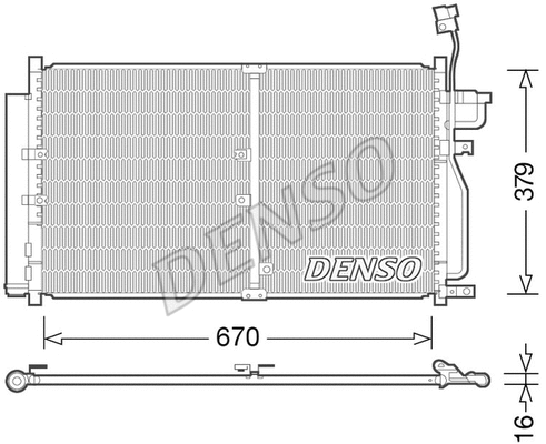 Condenser, air conditioning (WG1917270)