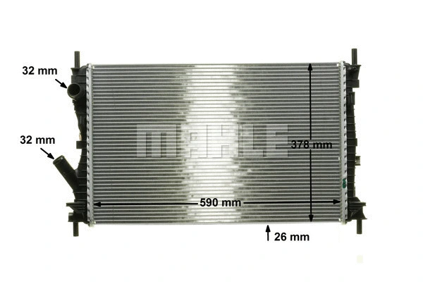 Radiator, engine cooling