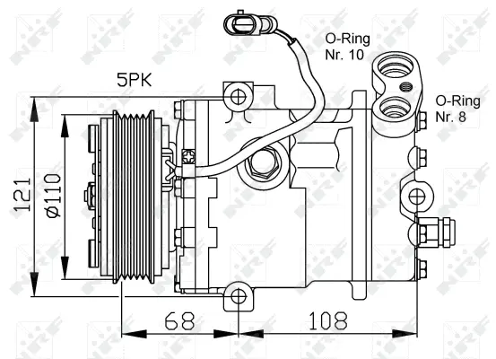 Compressor, air conditioning (WG2159201)