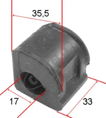 Mounting, stabiliser bar (WG1923509)