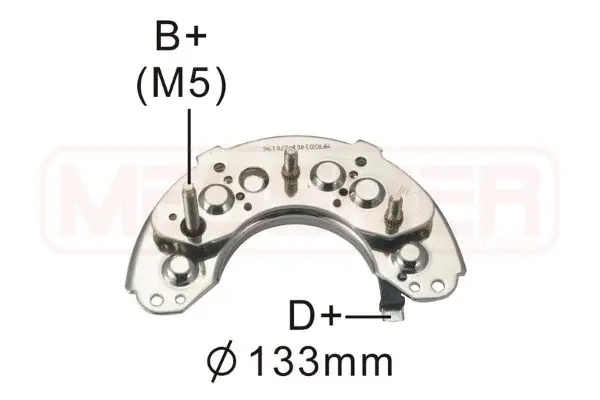 Rectifier, alternator (WG2012506)