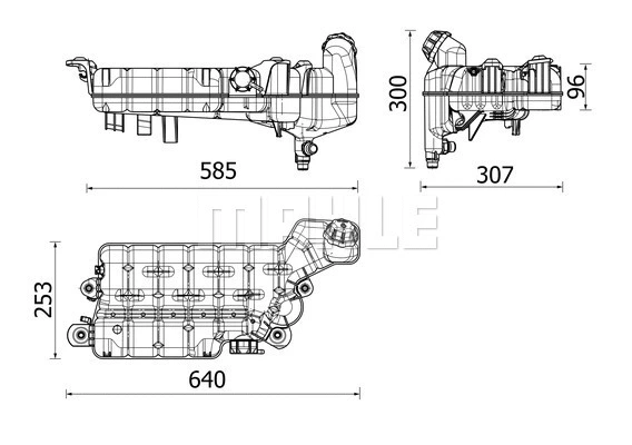 Expansion Tank, coolant