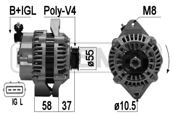 Alternator (WG2011314)