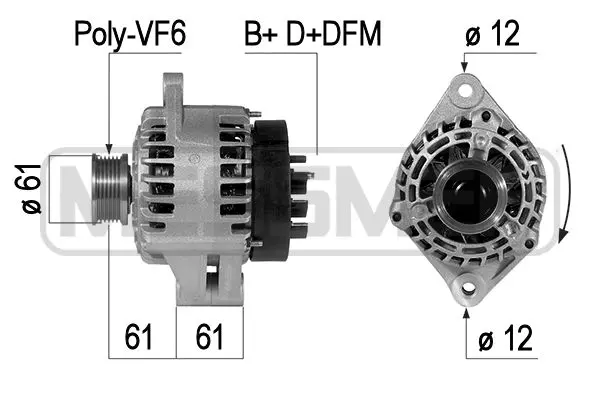 Alternator (WG2011776)