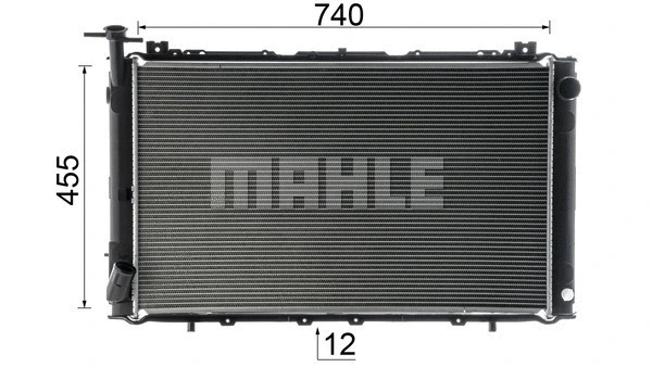 Radiator, engine cooling