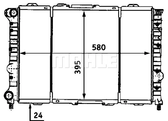 Radiator, engine cooling