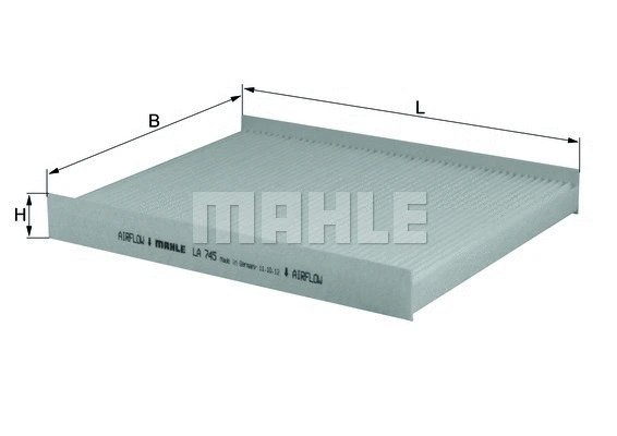 Filter, cabin air (WG1215509)