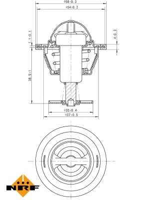 Thermostat, coolant (WG2184704)