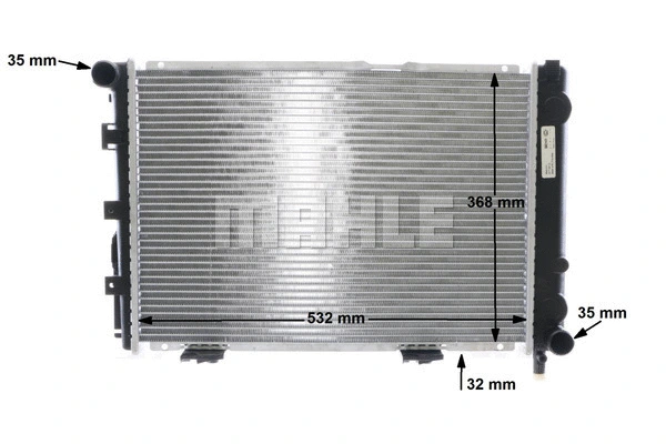 Radiator, engine cooling