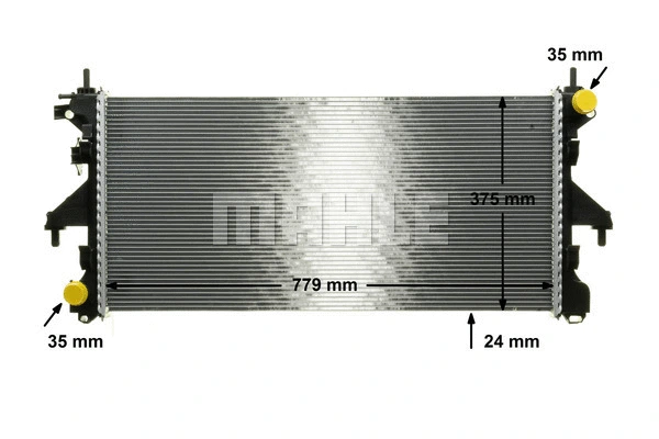 Radiator, engine cooling