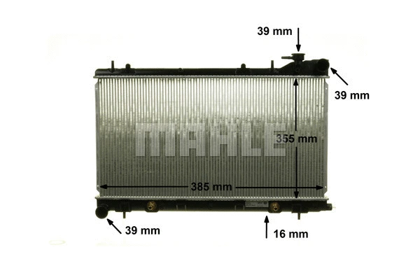 Radiator, engine cooling