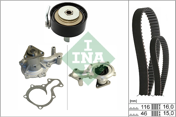 Water Pump & Timing Belt Kit (WG2216105)