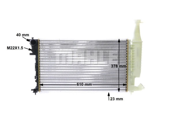 Radiator, engine cooling