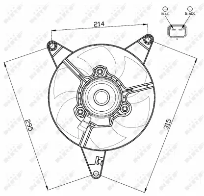 Fan, engine cooling