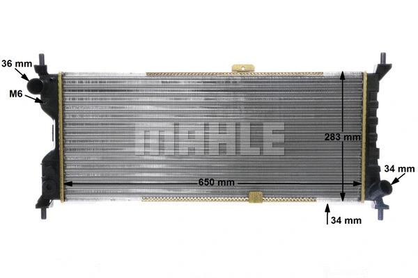 Radiator, engine cooling