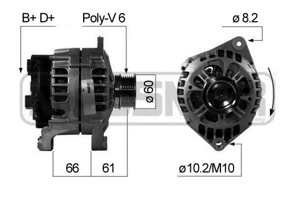 Alternator (WG2012131)