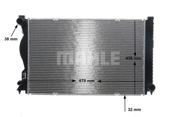 Radiator, engine cooling