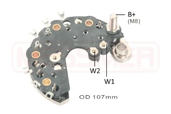 Rectifier, alternator (WG2012557)