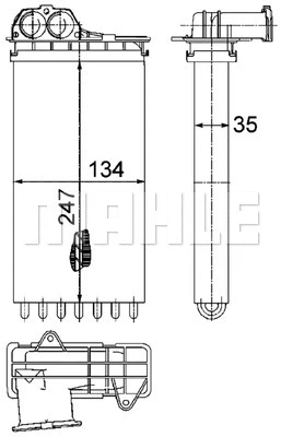 Heat Exchanger, interior heating