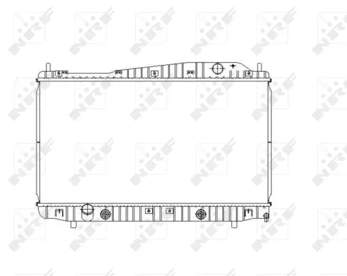 Radiator, engine cooling (WG1722360)